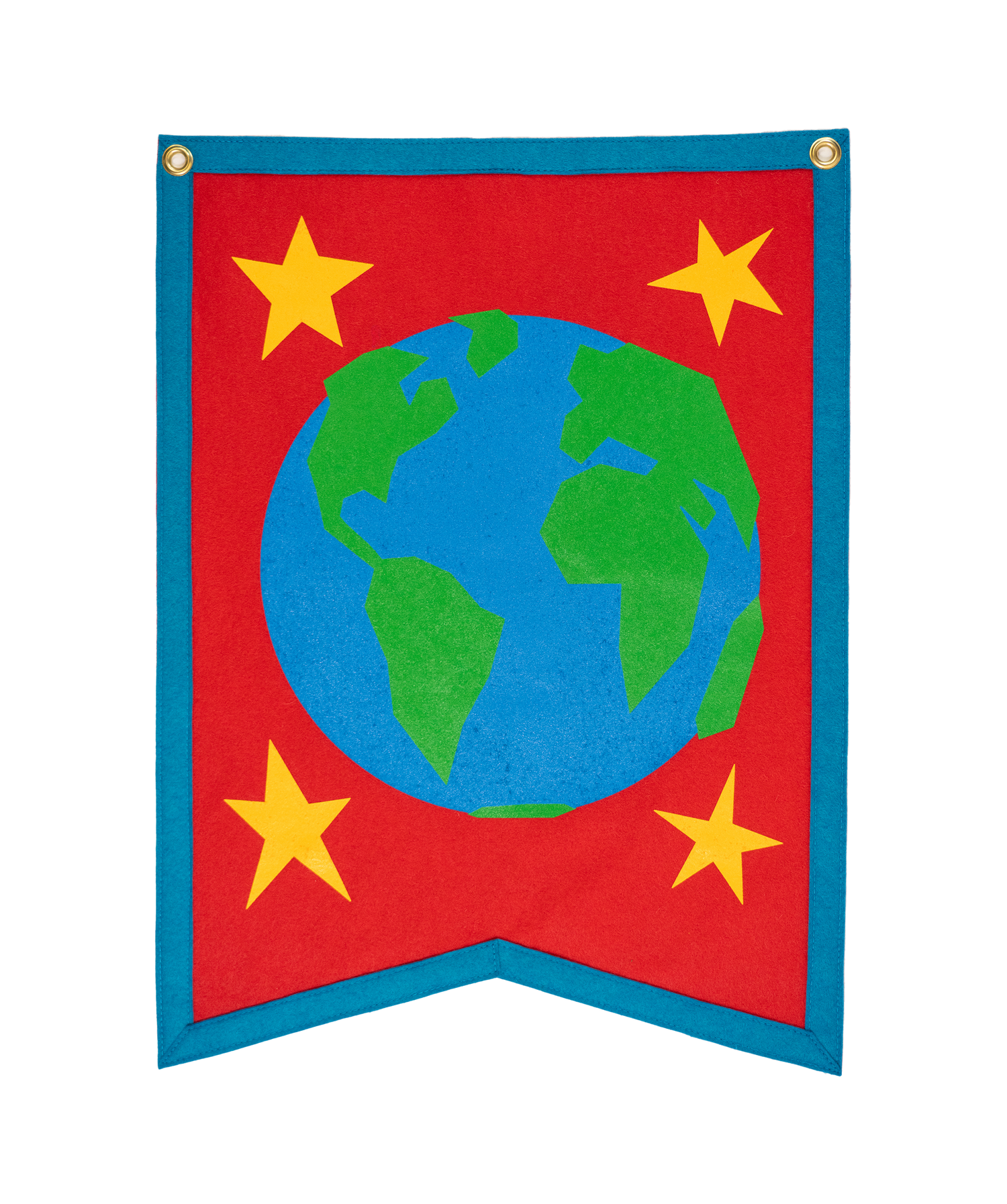 Felt Earth Camp Flag