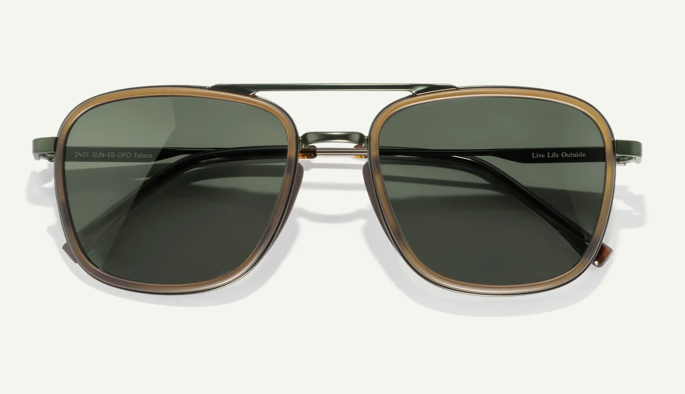 Estero Sunglasses in Olive Forest
