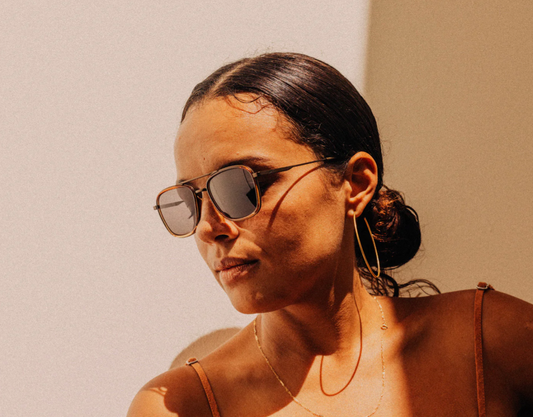 Estero Sunglasses on female model