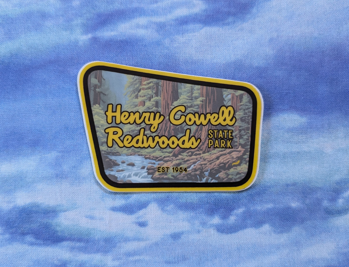 Henry Cowell Redwoods State Park badge sticker