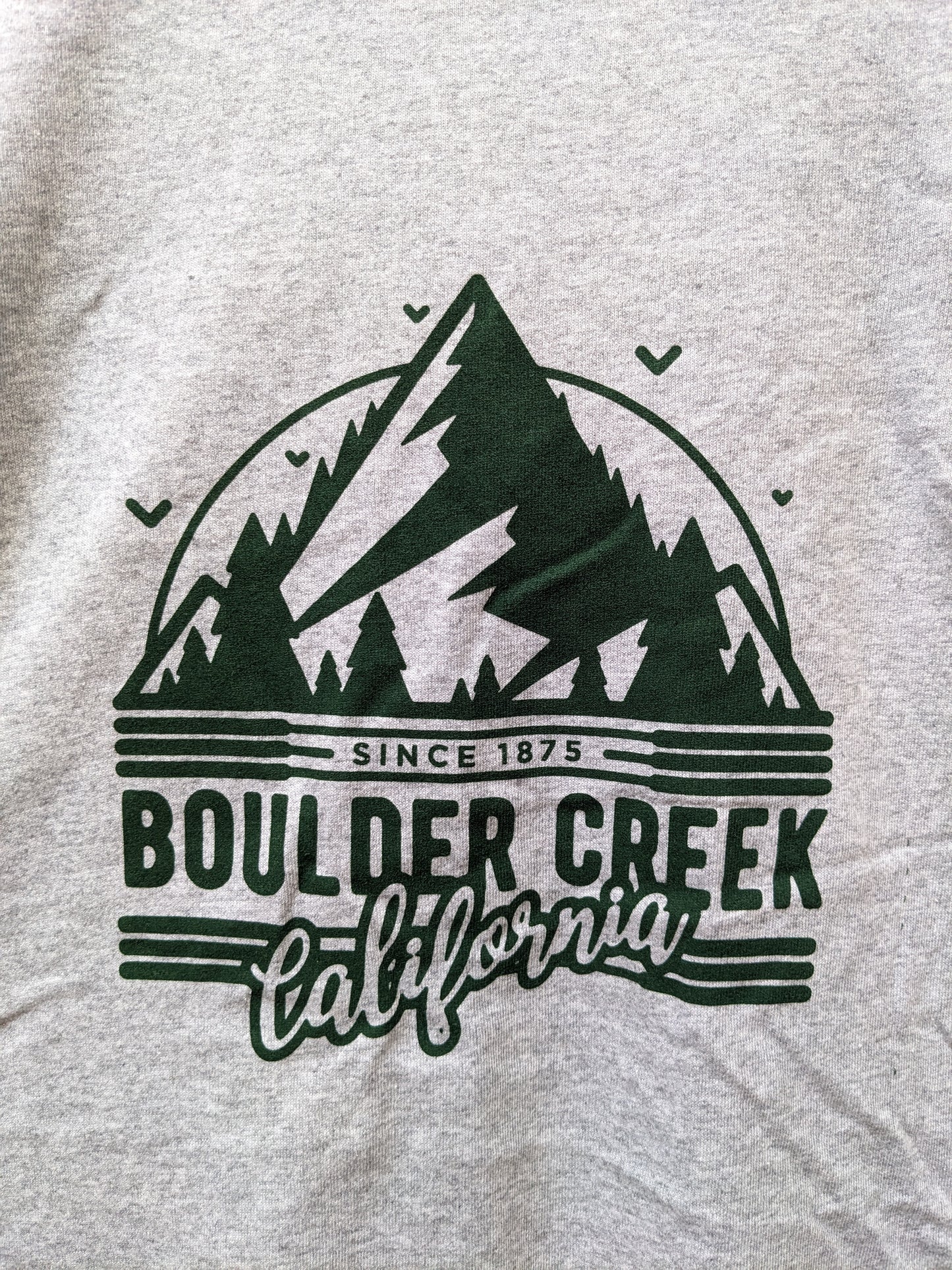 Boulder Creek California graphic