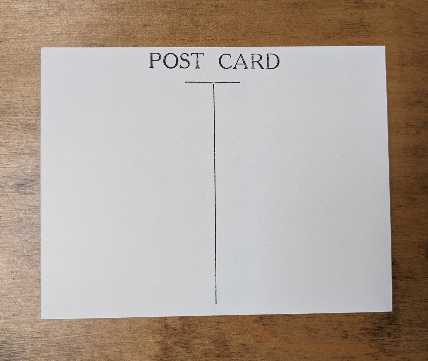 Back side of Boulder Creek postcard