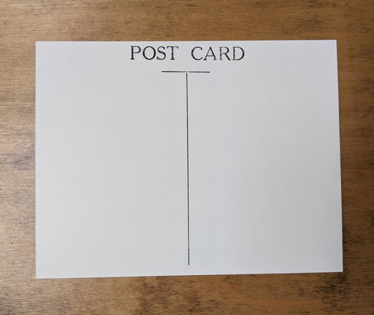 Back side of Boulder Creek postcard