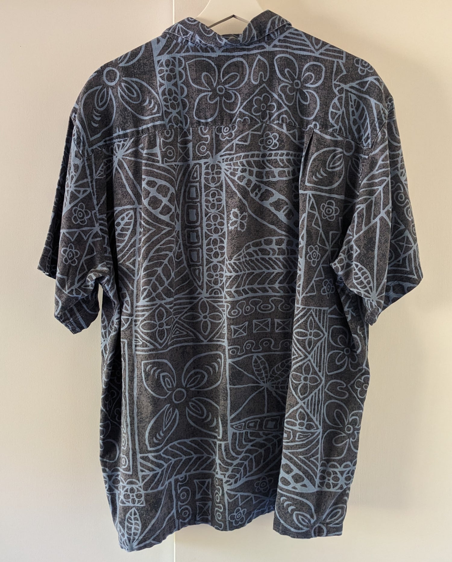 Patagonia Blue casual button-up shirt back