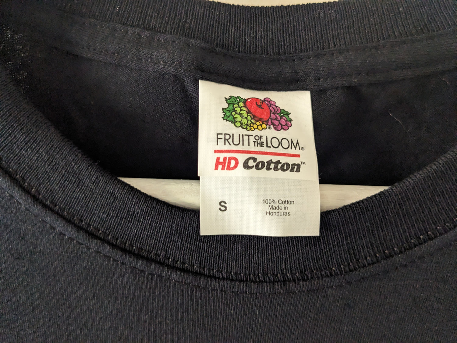 Black Bay Area Ridge Trail shirt tag