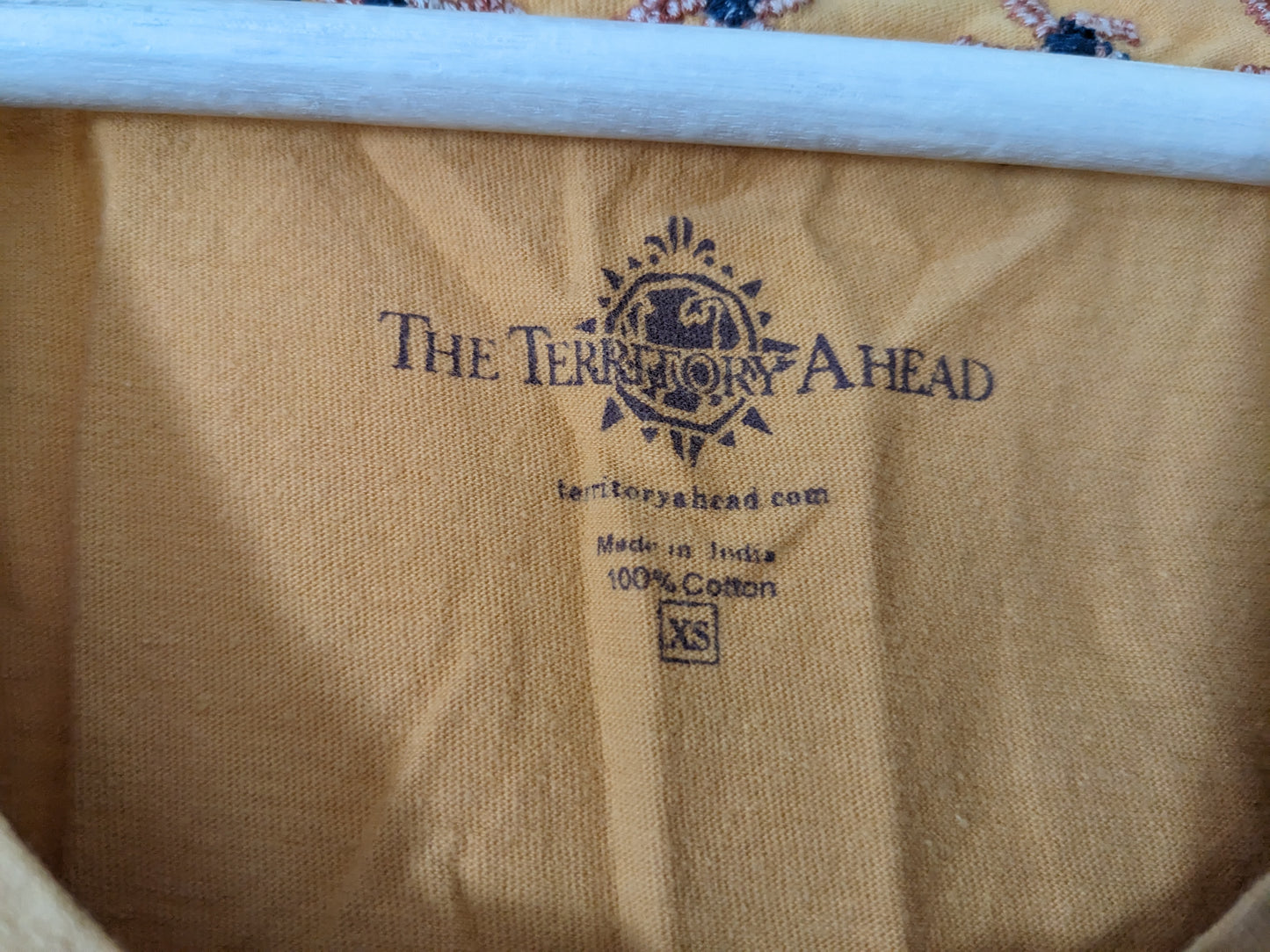 Floral shirt tag by Territory Ahead