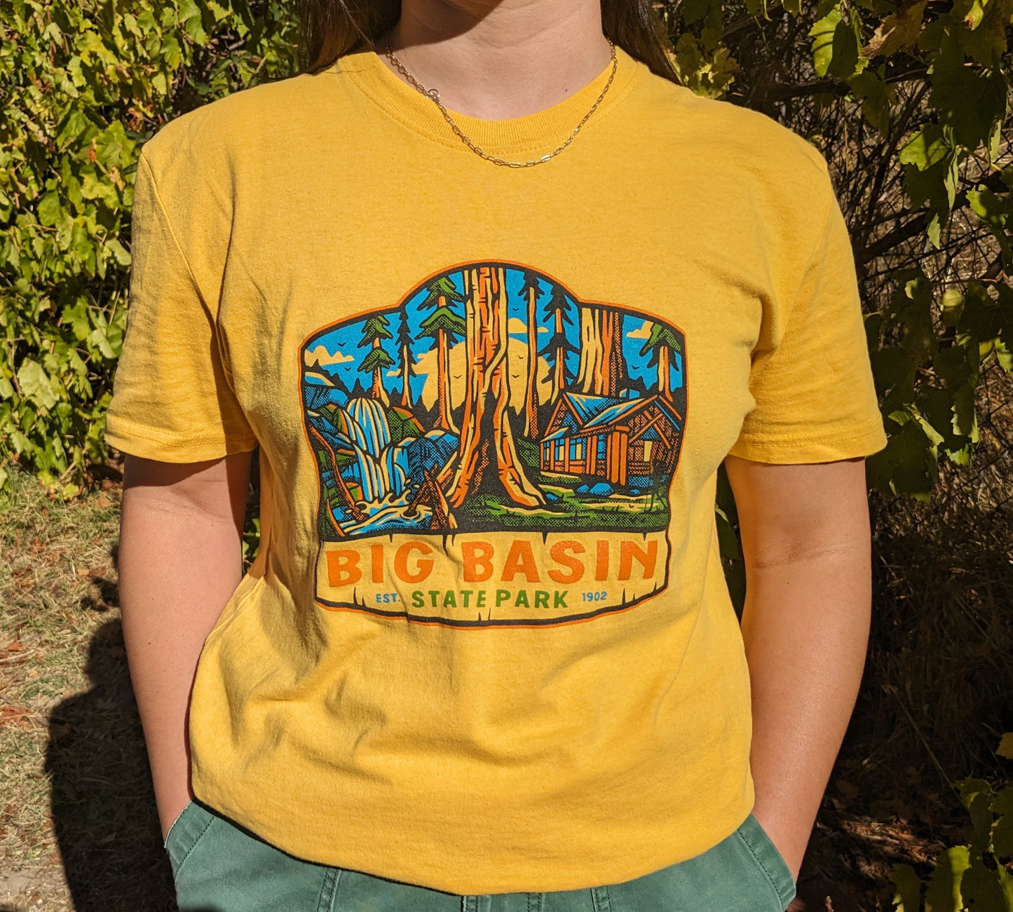 Big Basin Yellow Tee