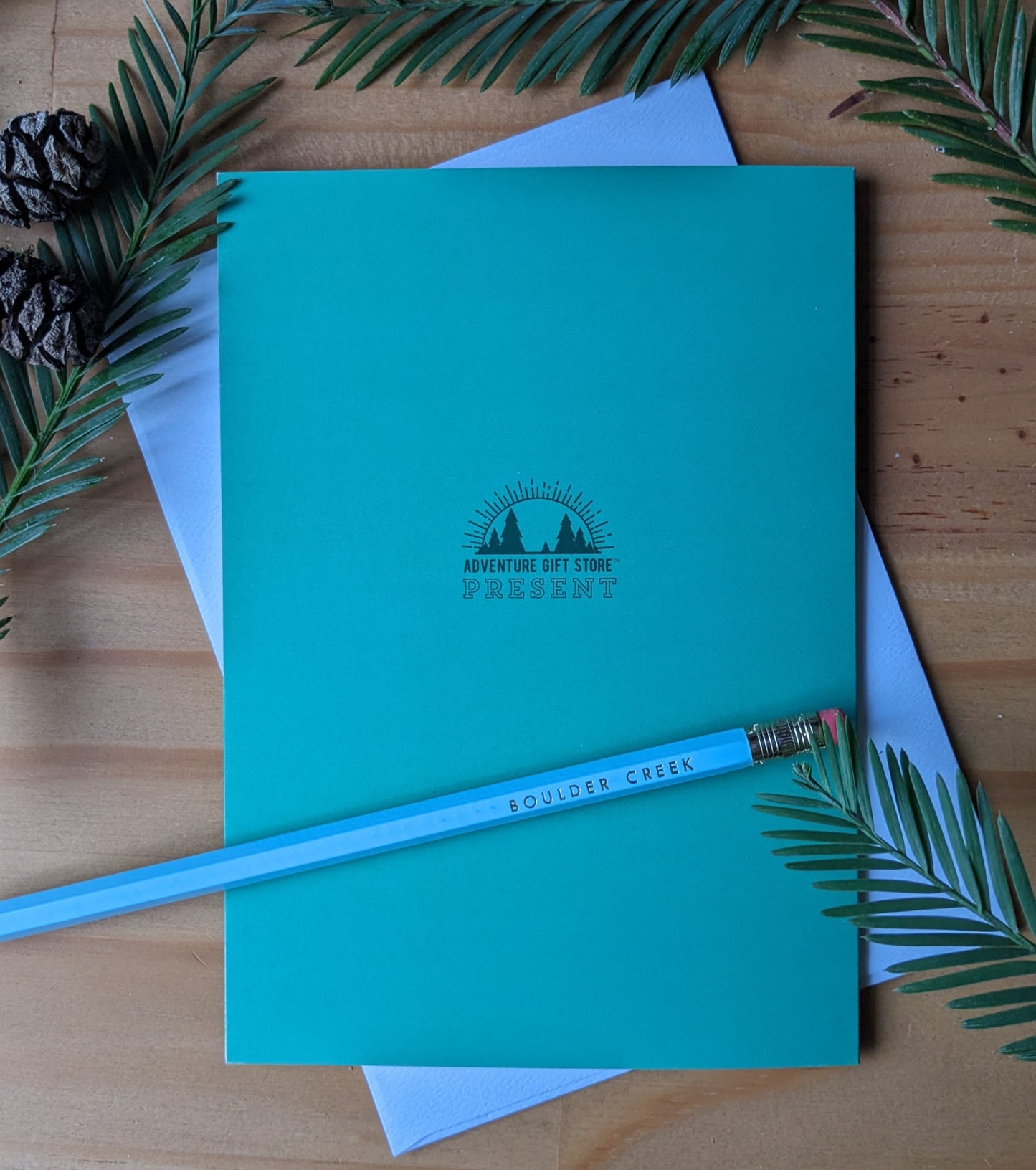 Happy Holidays from the Redwoods greeting card back