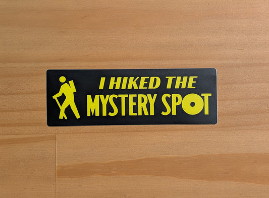 Mystery Spot Hike Sticker Inverse WHOLESALE