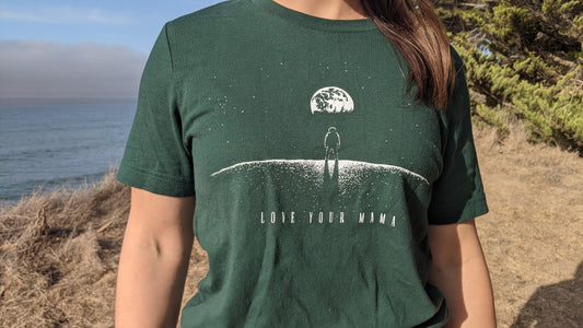 Love your Mama shirt design up close