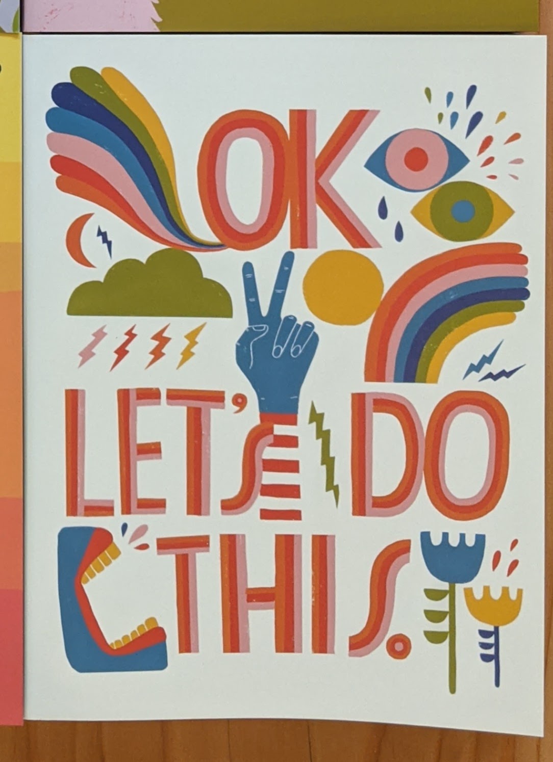 One of Emily McDowell journal designs: "OK Let's Do This""