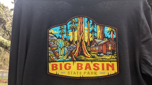 Big Basin State Park design, created in collaboration with Nowhereland by Jackie from Present