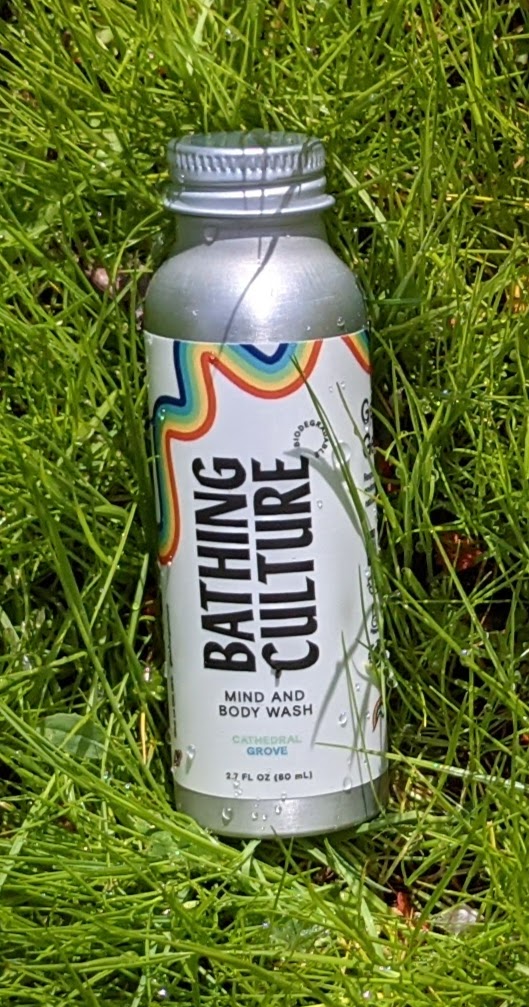 Bathing Culture Mind and Body wash travel size aluminum refillable bottle