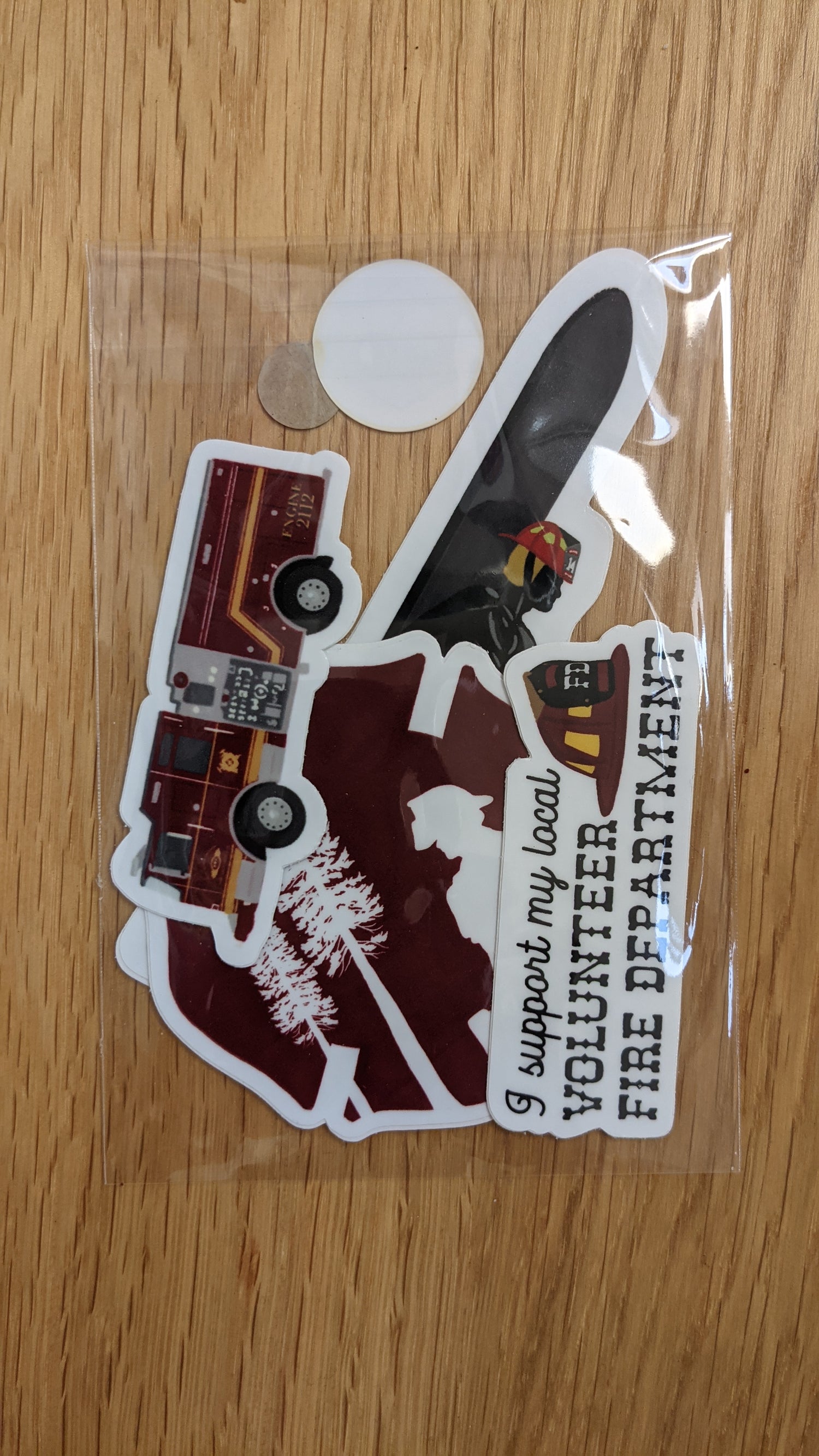 Firefighter sticker set by Pau Hana Designs