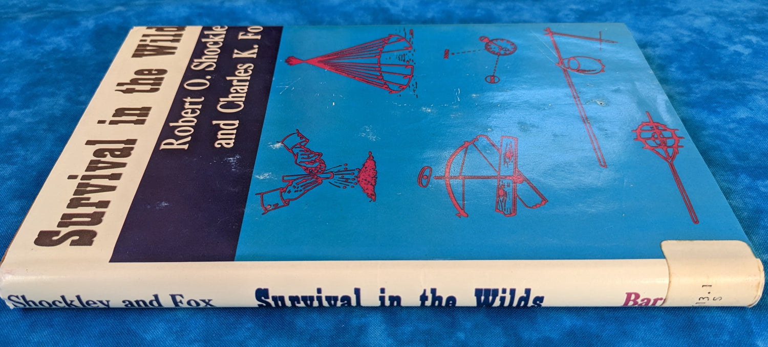 Survival in the Wilds vintage book spine