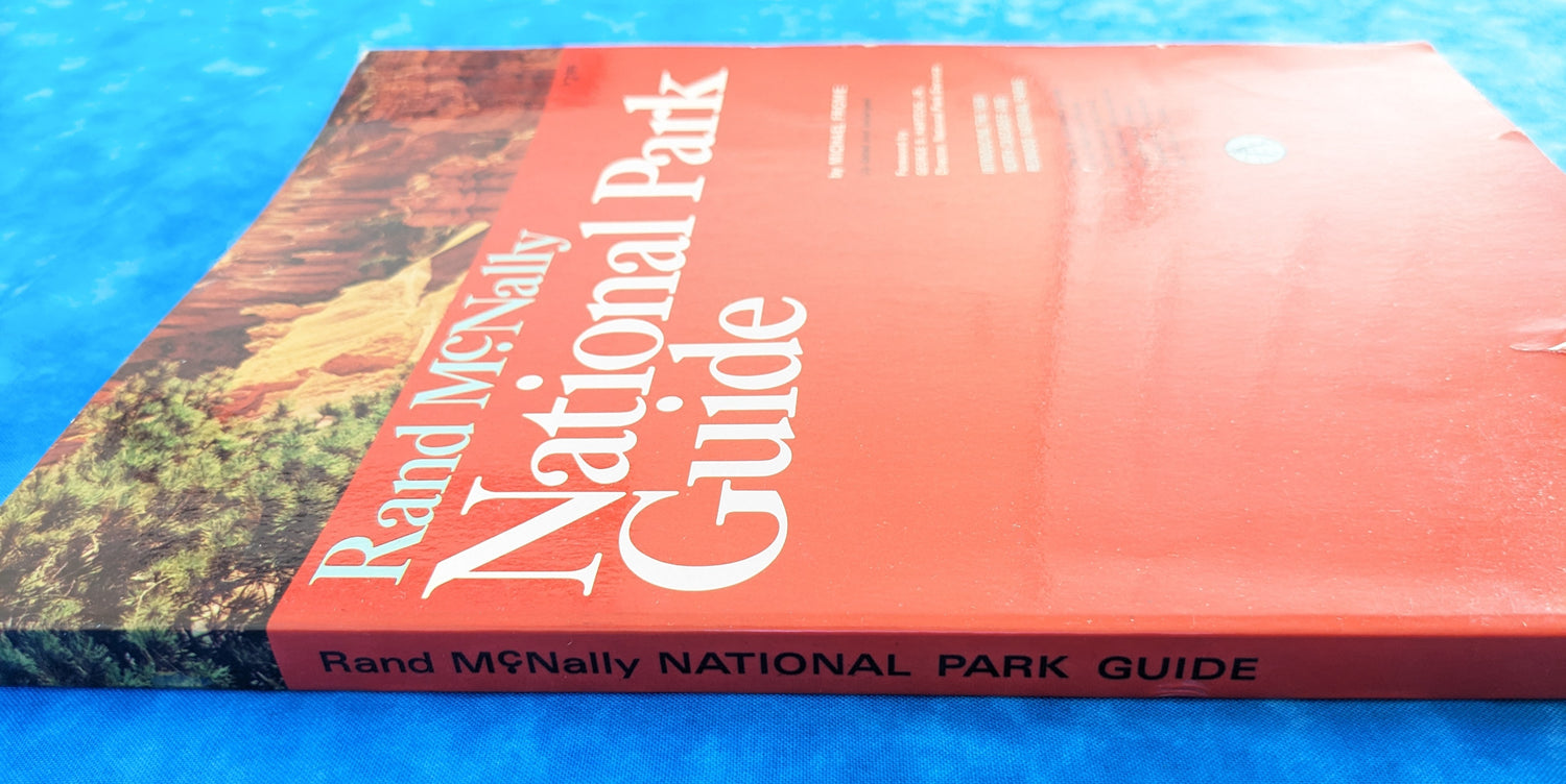 Rand McNally National Park Guide vintage book spine
