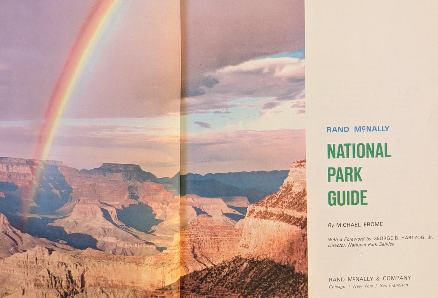 Rand McNally National Park Guide vintage book title page
