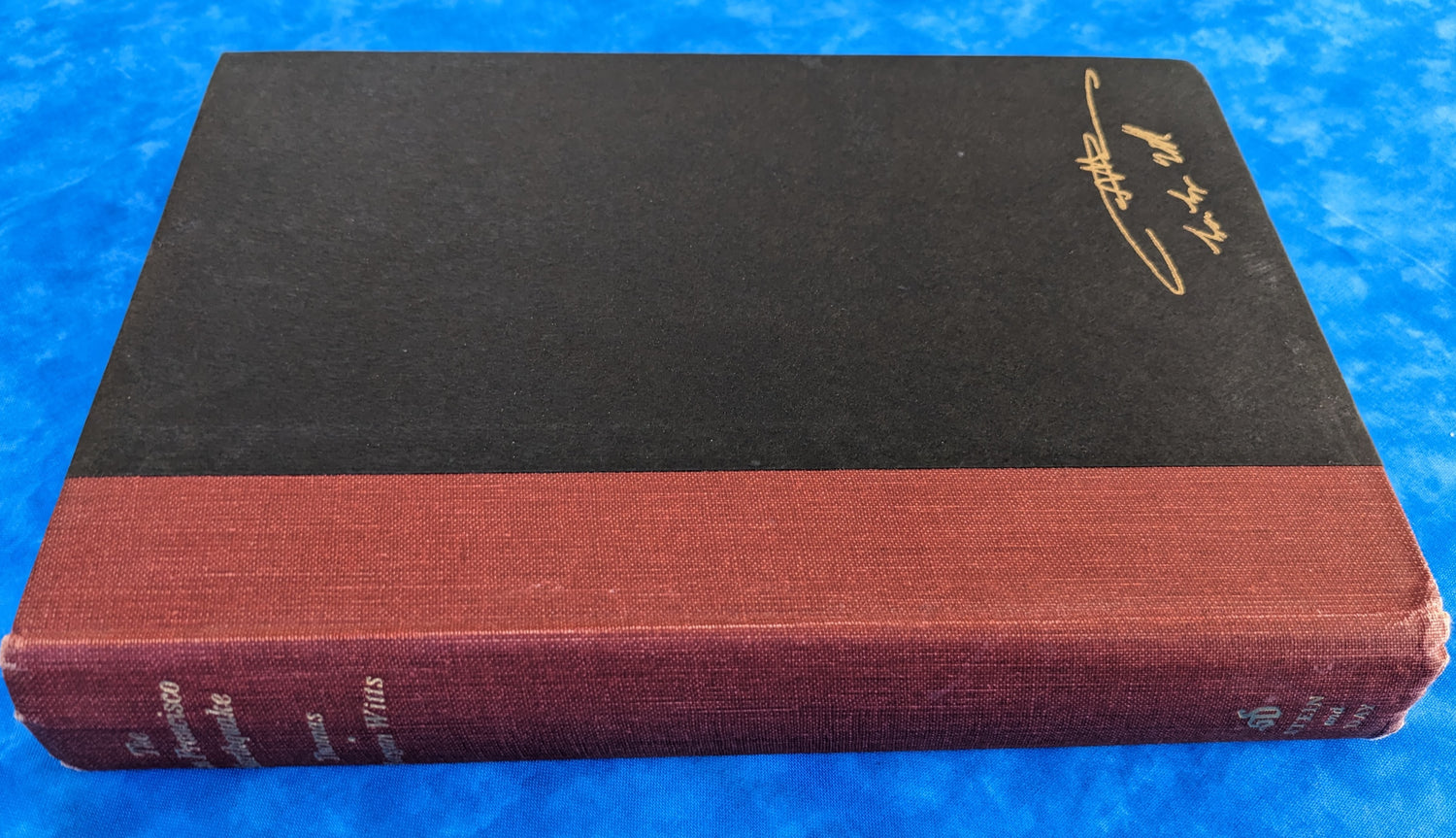 The San Francisco Earthquake vintage book without sleeve