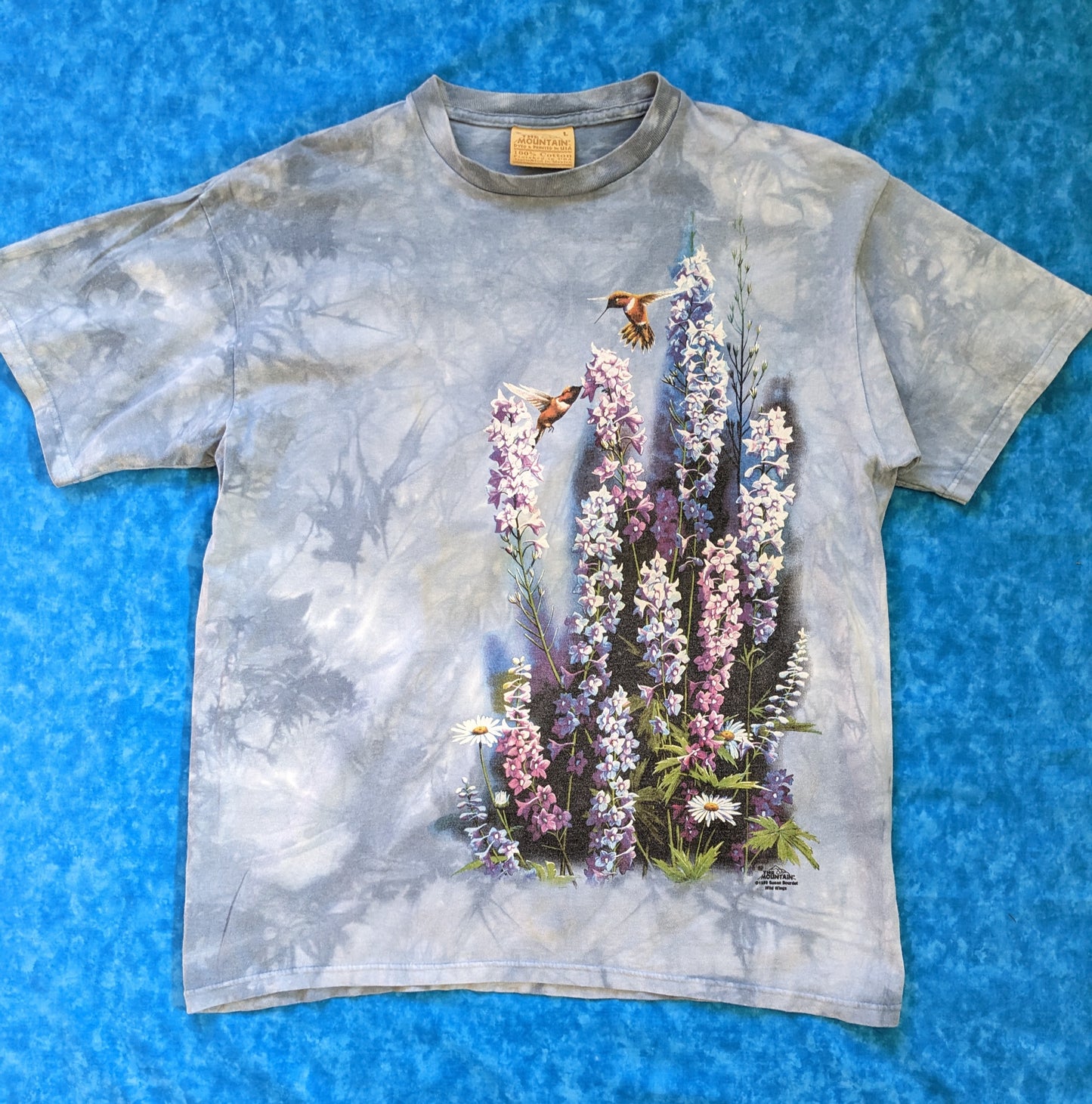 Pre-Loved Apparel: Hummingbird Tie Dye Vintage Mountain Tee