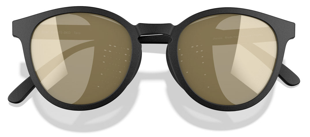 Tera Black and gold sunglasses by Sunski