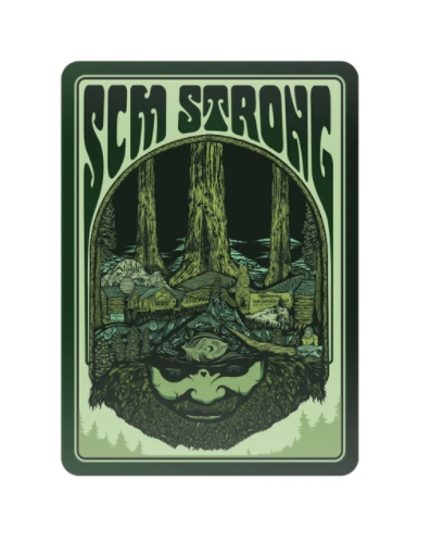 SCM Strong sticker design by Nicky Gatson