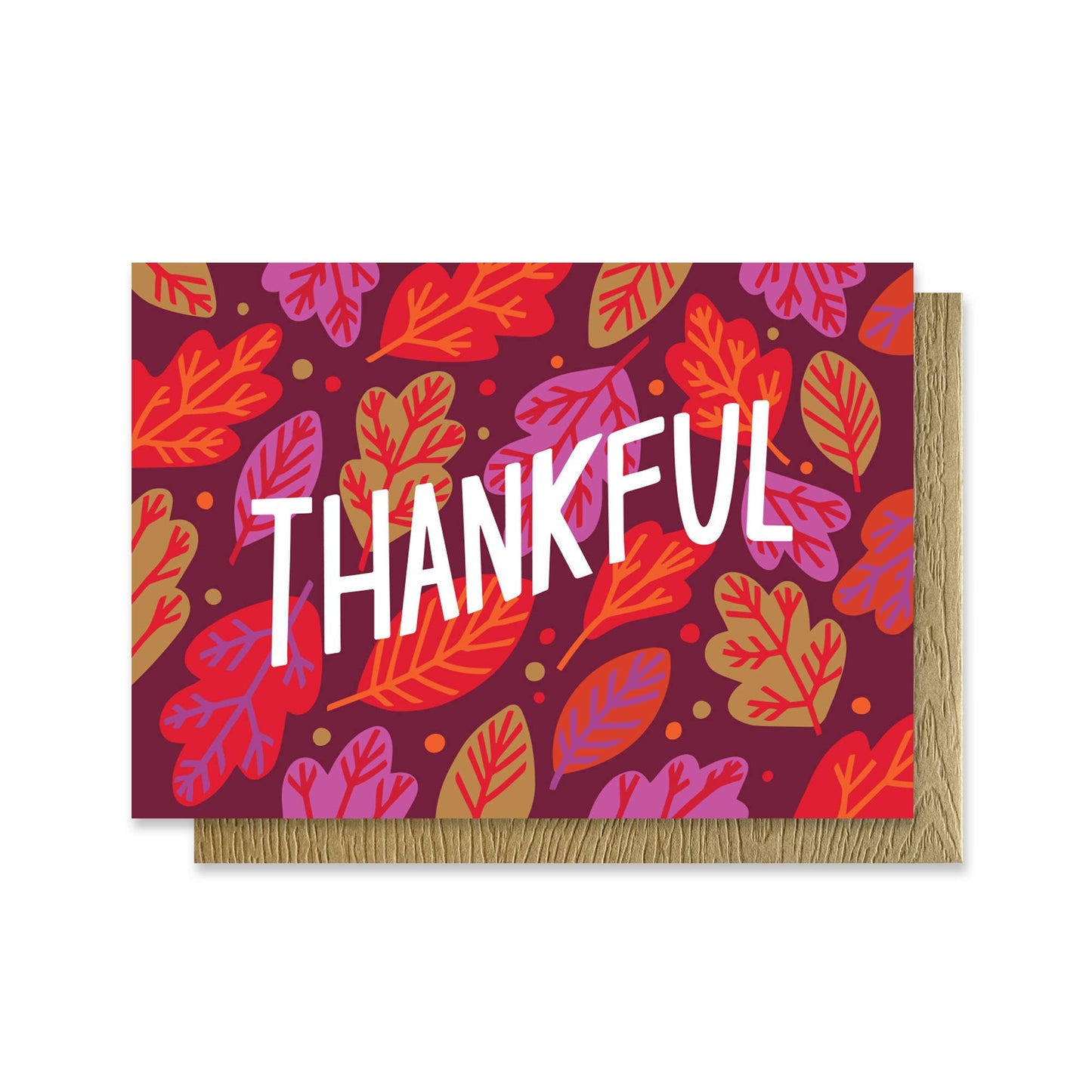 Thankful Leaves Mini Card