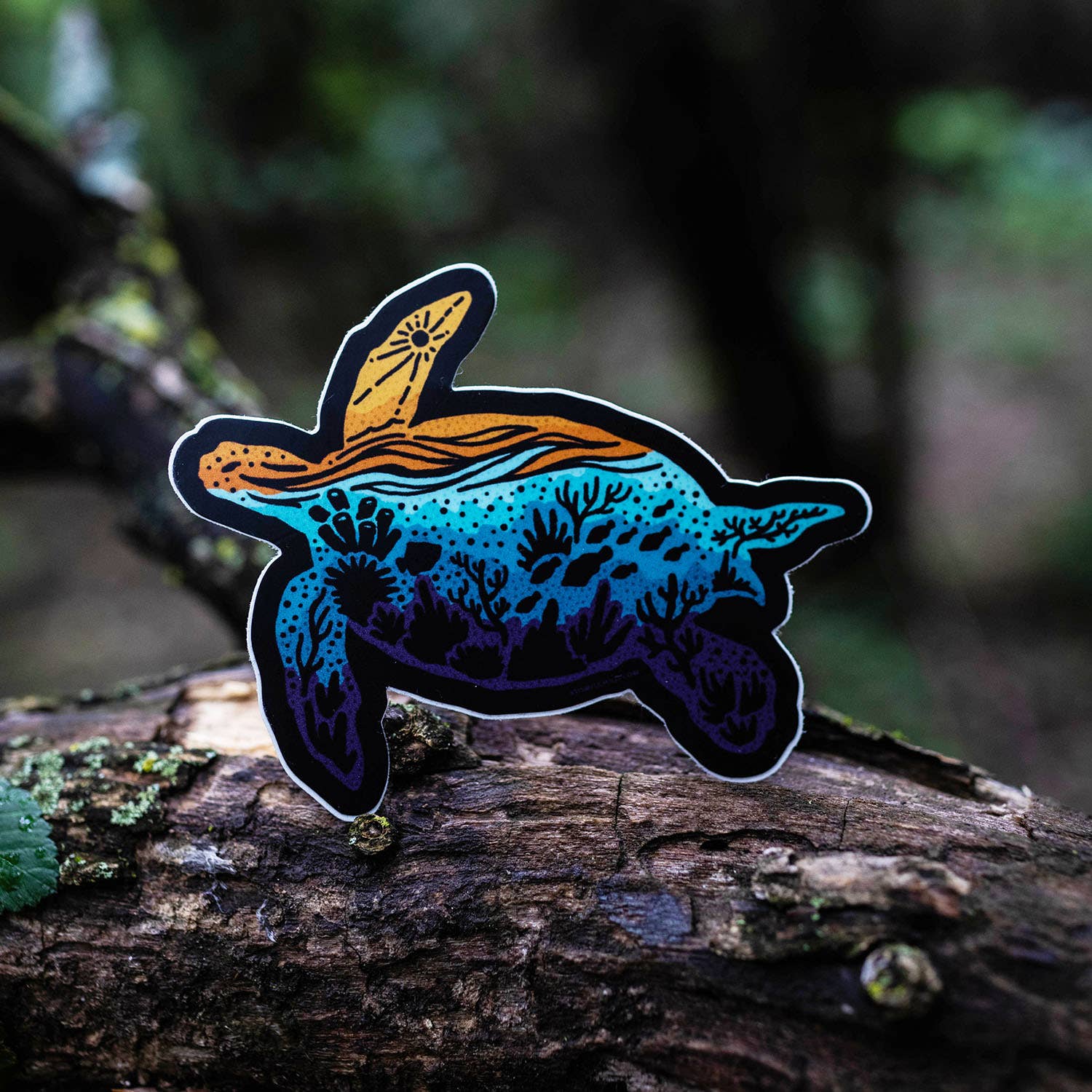 Sean Turtle ocean sticker by Atomic Child