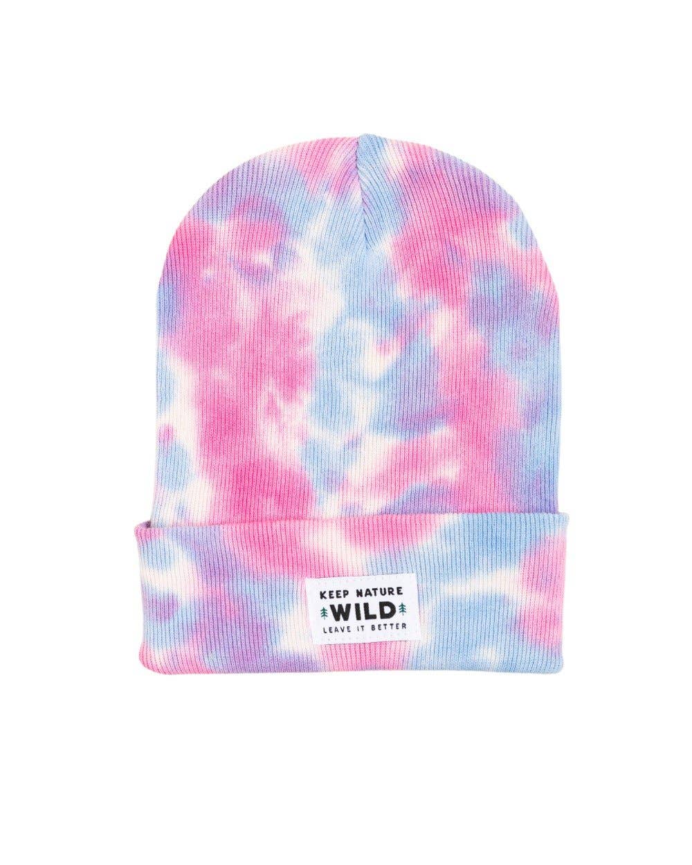 Tie Dye beanie in bloom by Keep Nature Wild