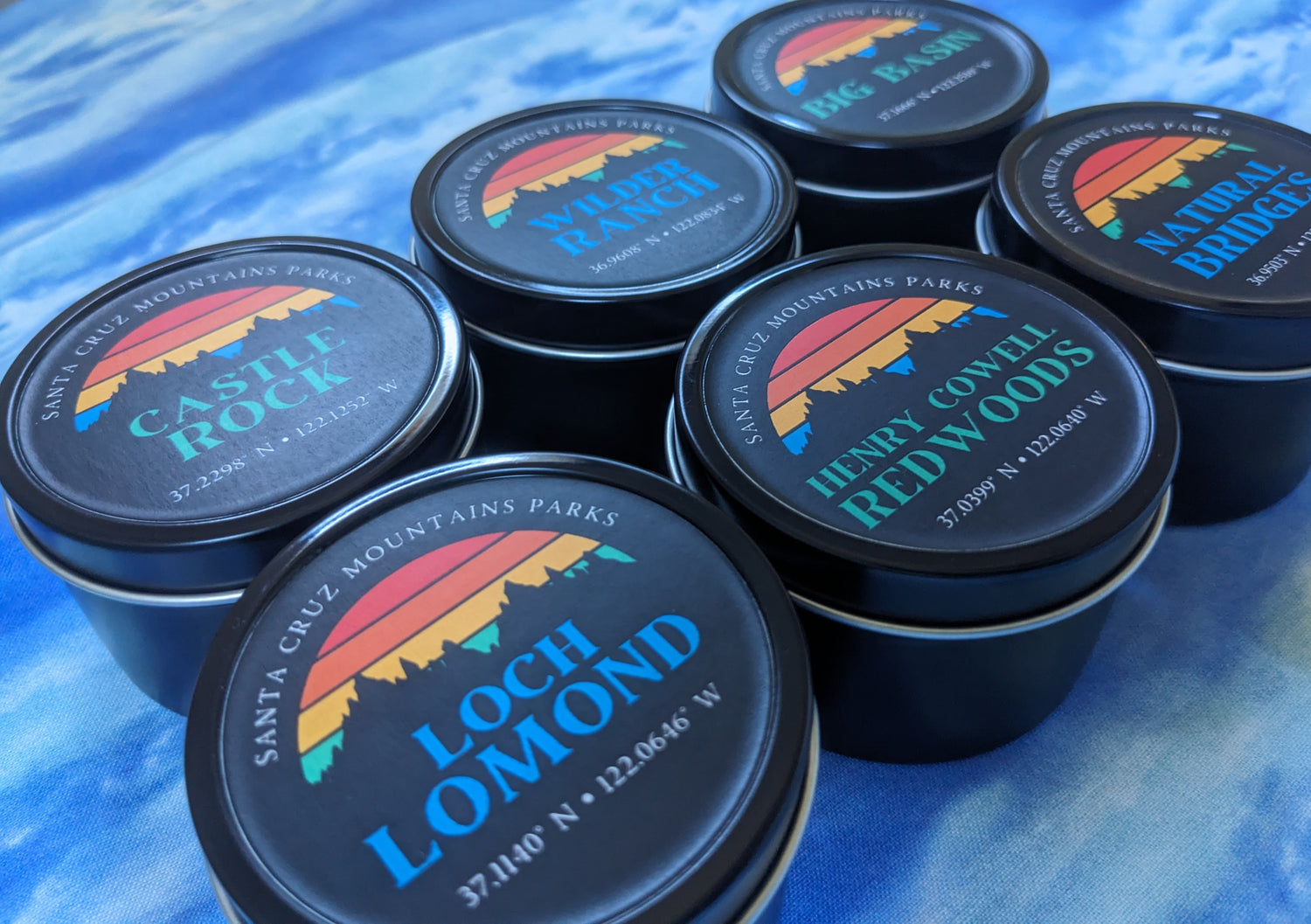 Santa Cruz Mountains Parks Candles