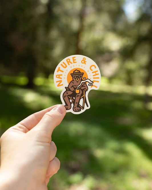 Nature + Chill Sticker