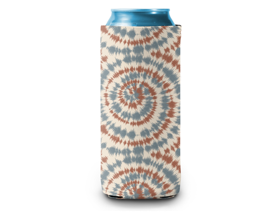 USA tie dye Slim Can Cooler