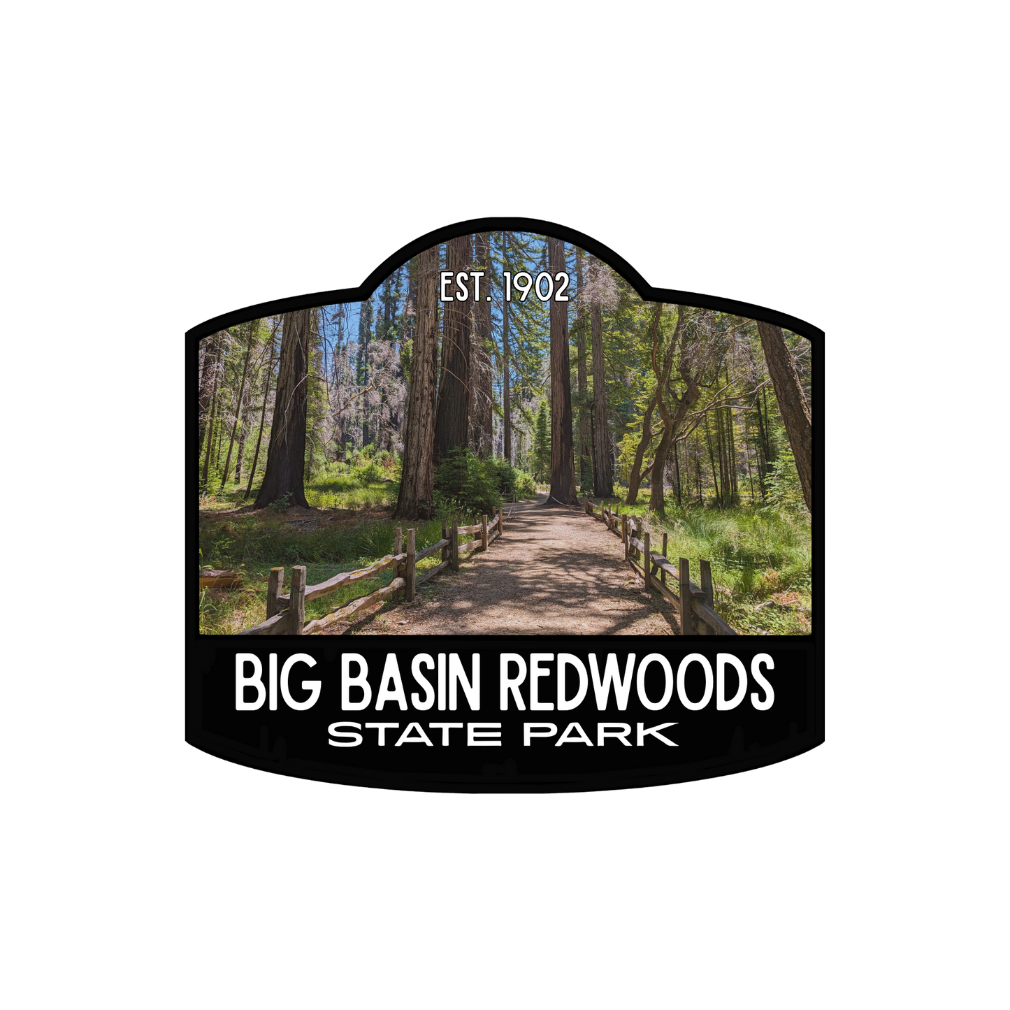 Big Basin Photo Sticker