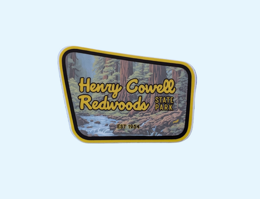 Henry Cowell Redwoods State Park badge sticker 