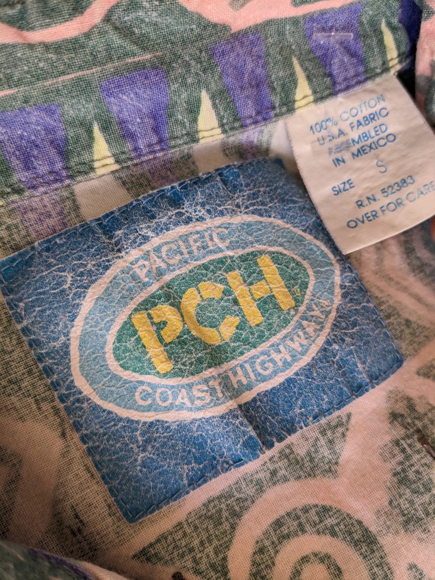 PCH button-up tag