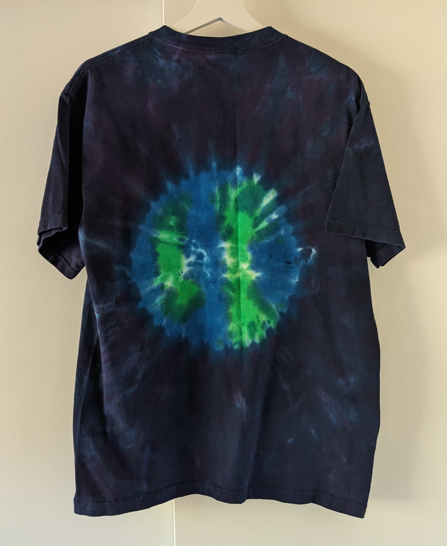 One of a kind Earth Tie Dye shirt back