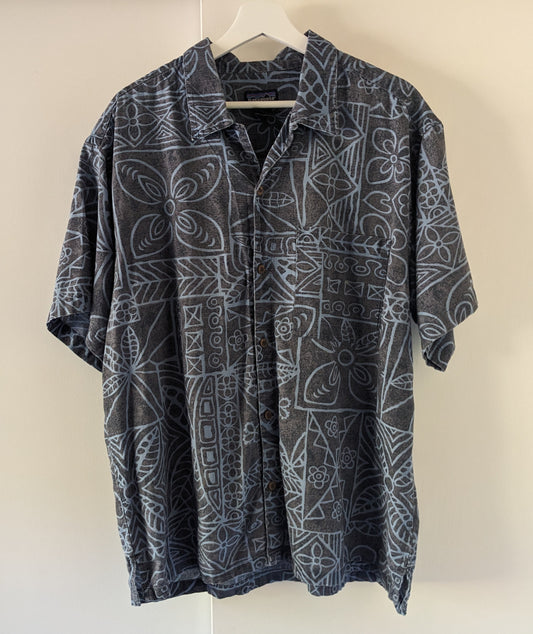 Patagonia Blue casual button-up shirt