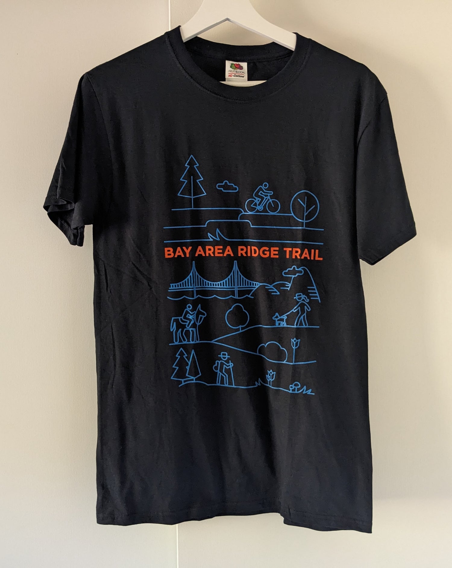 Black Bay Area Ridge Trail shirt