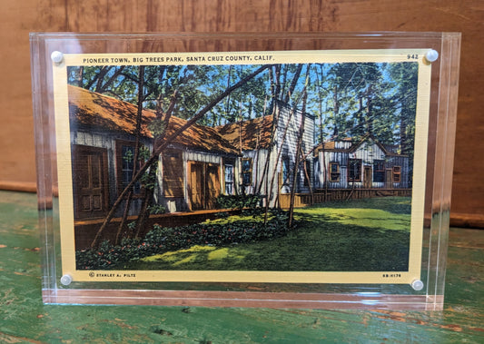 Antique Postcard: Pioneer Town