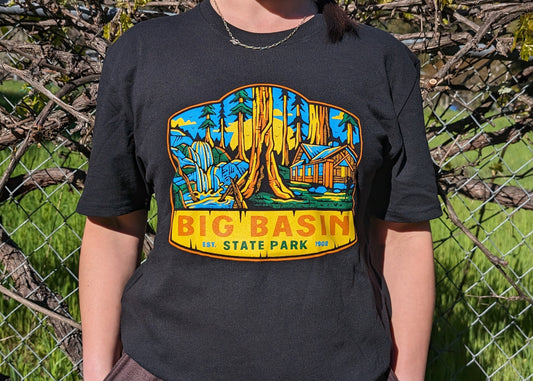Black Big Basin TShirt