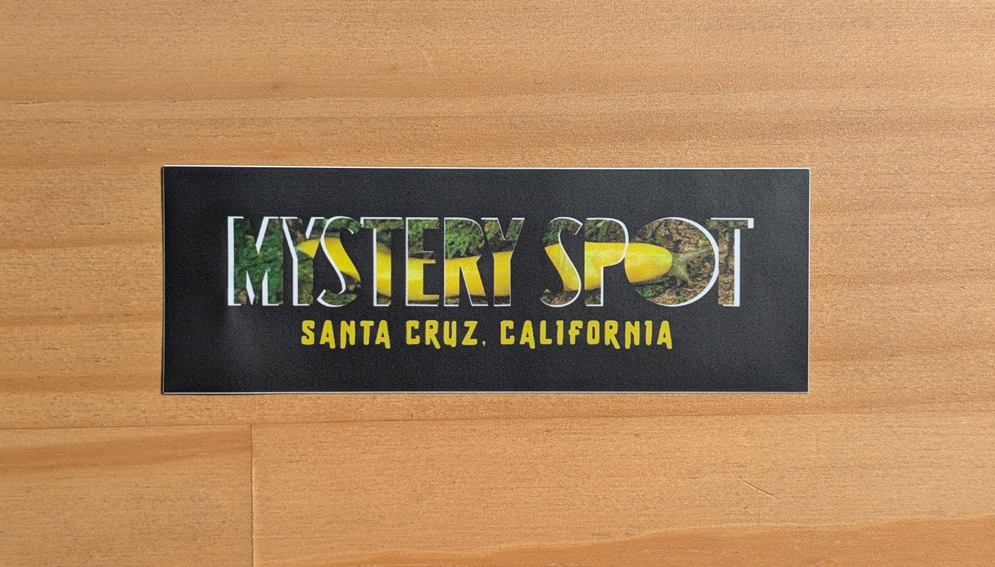 Mystery Spot Banana Slug Sticker WHOLESALE