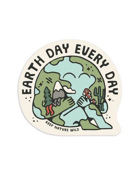 Earth Day Every Day Friends Sticker