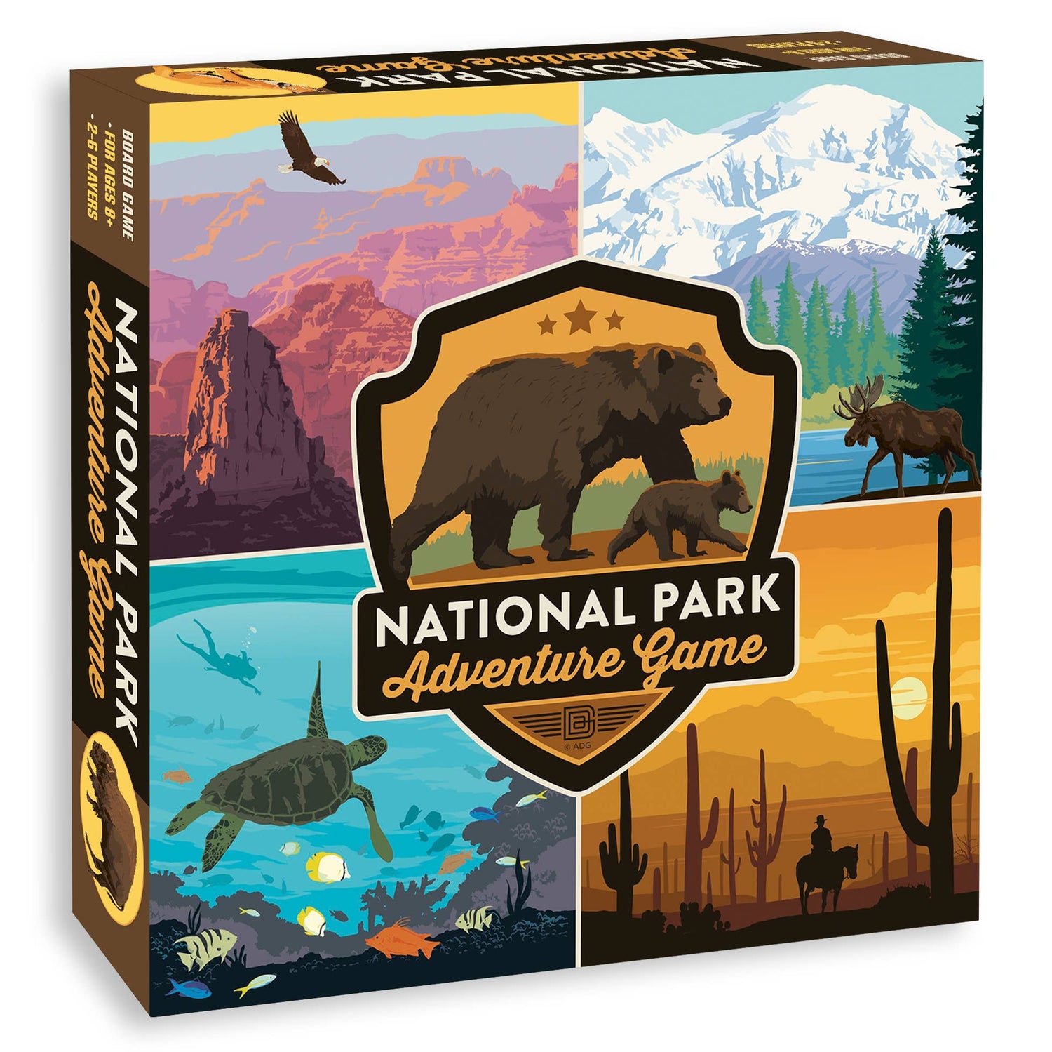 National Park Adventure Game Trivia Board Game Box Set