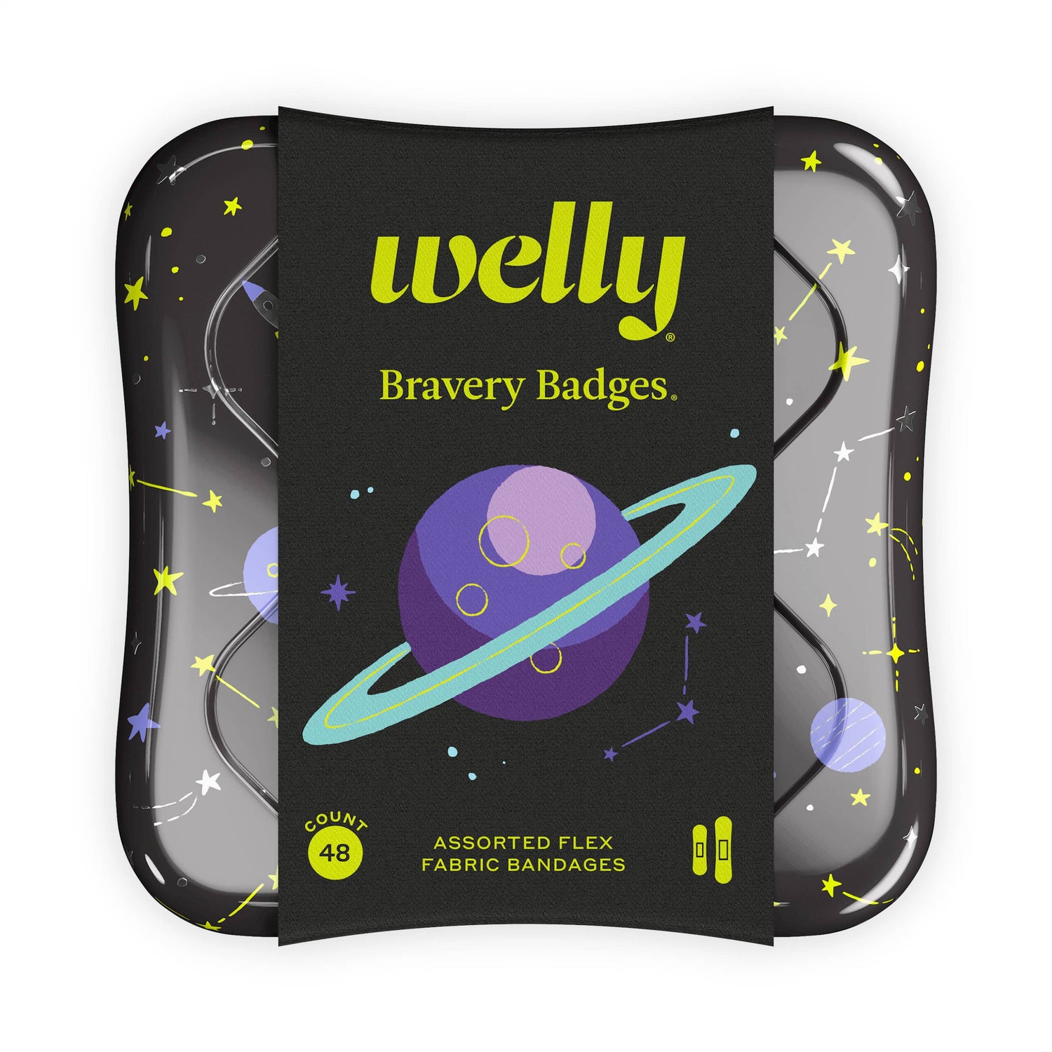Space Bravery Badges bandage 48 pack by Welly