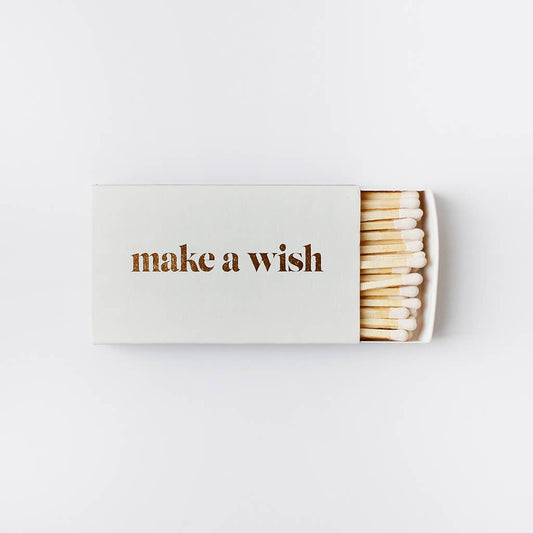 XL Statement matches by Brooklyn Candle Studio - Make a Wish in Sage