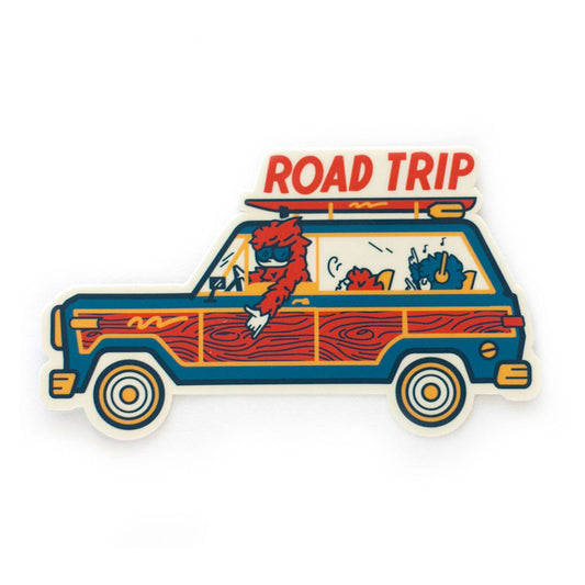 Roadtrip sasquatch family sticker
