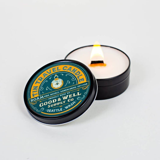Tin Travel candle Sandalwood from Good & Wl Supply Co