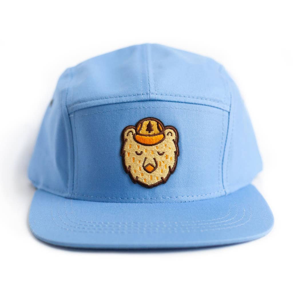 Sky Blue Ranger Bear Baseball cap by Ello There
