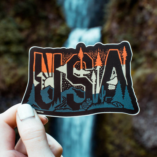 USA nature sticker by Atomic Child