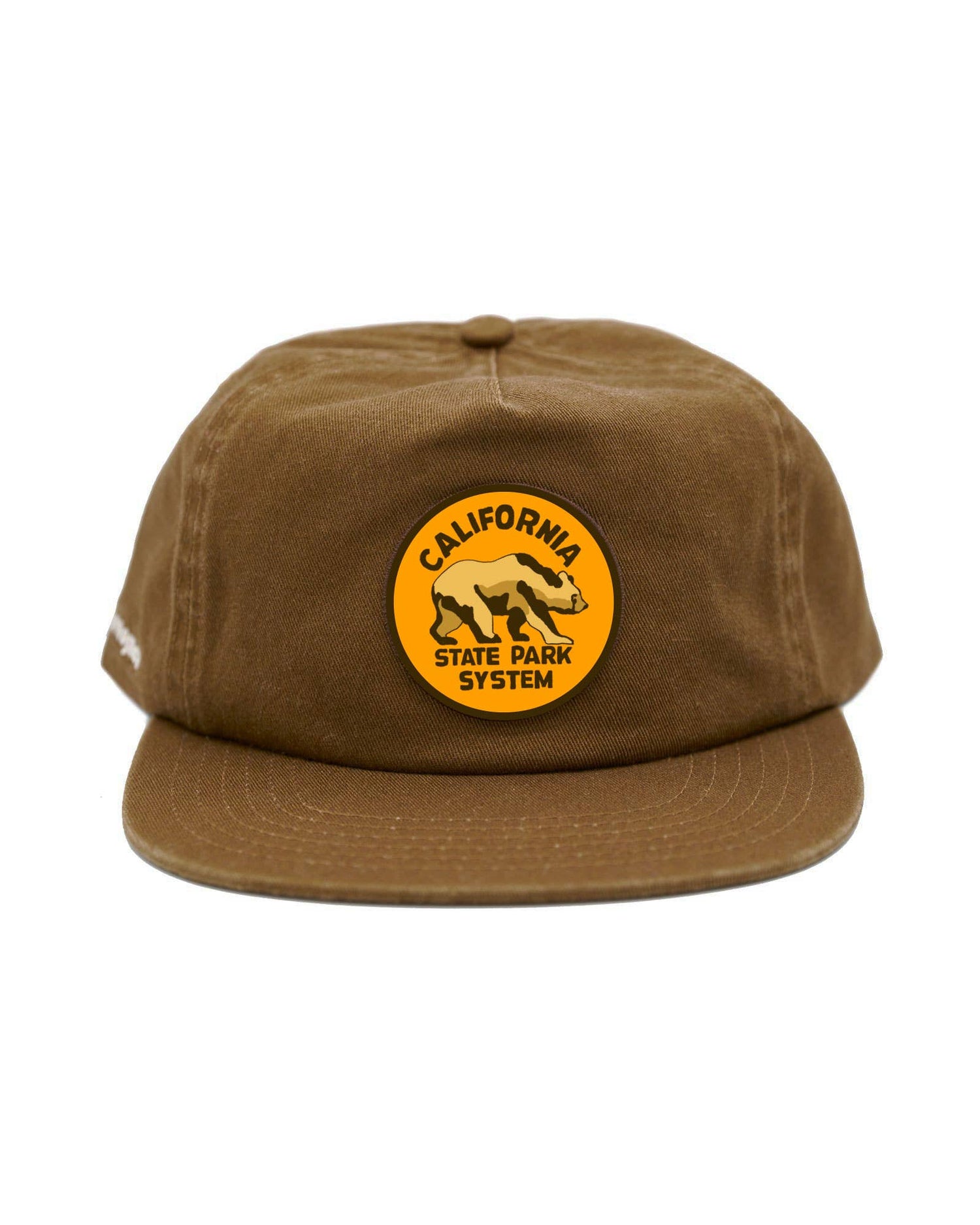 Brown California State Parks System Dad Hat with bear badge