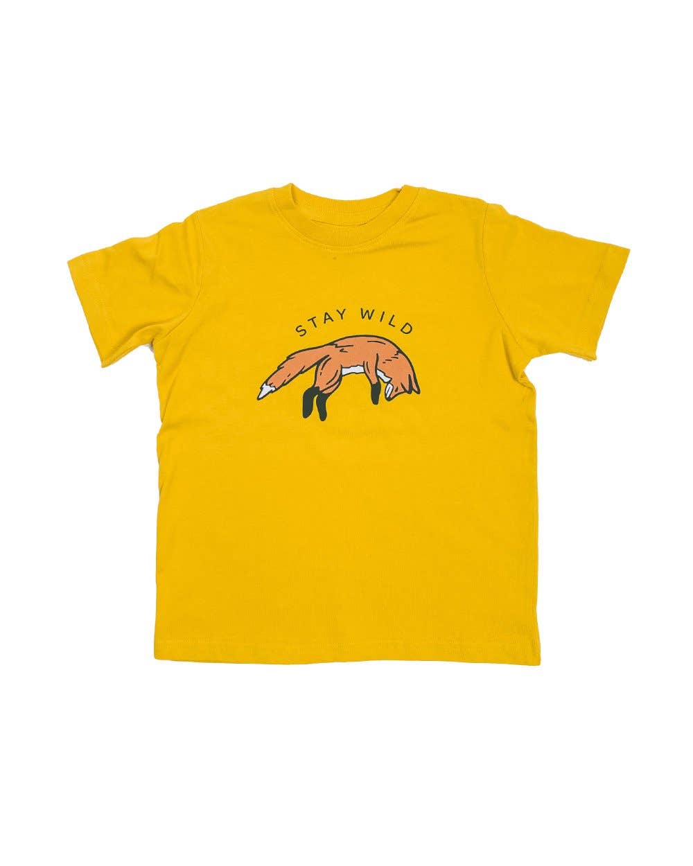 Stay Wild Yellow Fox Youth shirt by Keep Nature Wild